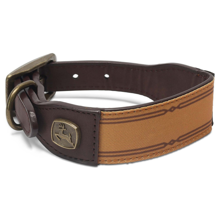 Brown Leather Dog Collar - Small | JohnDeereStore