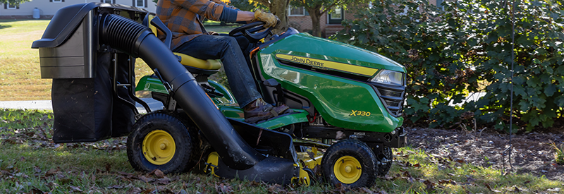 Attachable Leaf Baggers for Easy Cleanup