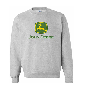 John Deere Jd Fleece-Sweatshirt mit Rundhalsausschnitt 