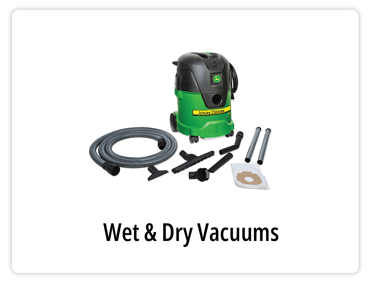 John Deere Wet & Dry Vacuums